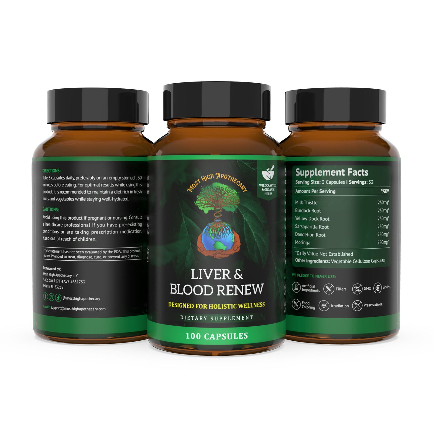 Revitalize Her 15-Day Herbal Supplement: Metabolism Booster, Herbal Teas, & Capsules