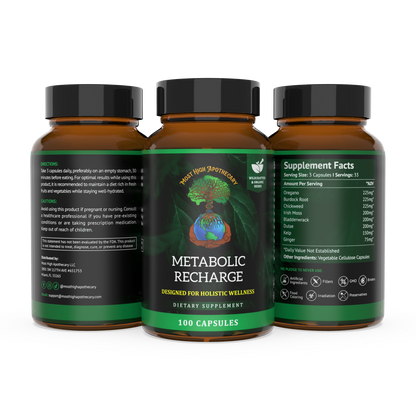 Metabolic Recharge Herbal Supplement: Metabolism Booster, Natural Fat Burner